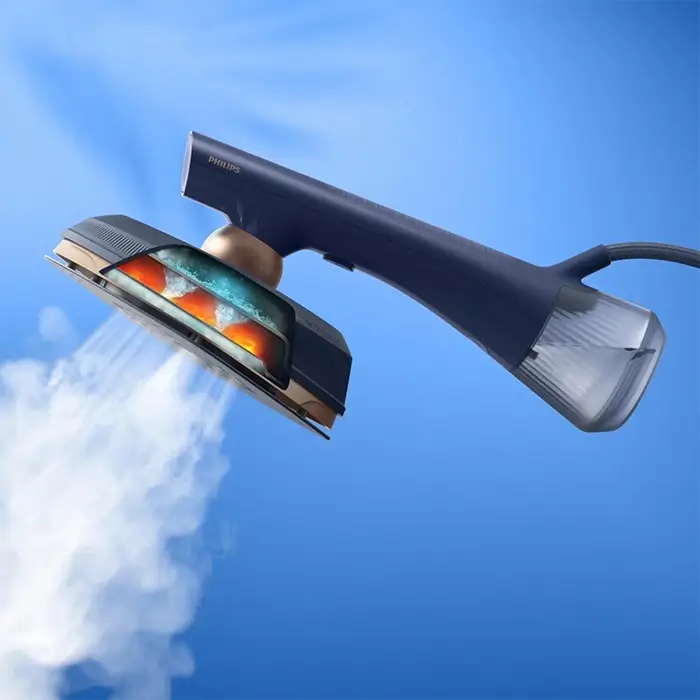 Philips OneTurn GC215/26 - 2-in-1 Hybrid Iron & Garment Steamer, 1800W-6