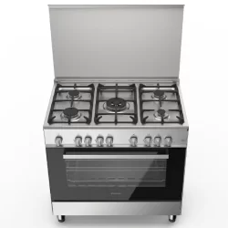 Candy CGG95HXLPG1 - 90CM Stainless Steel Freestanding Gas Cooker with 5 Gas Burners-1