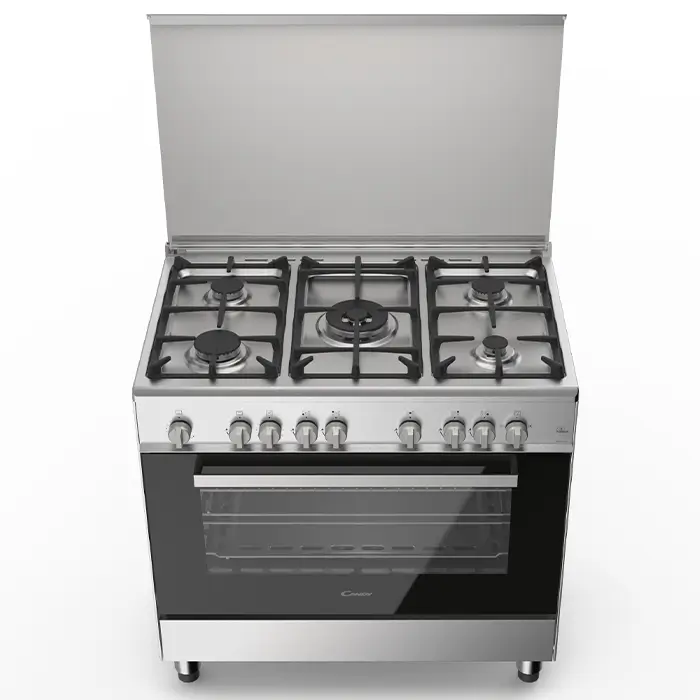 Candy CGG95HXLPG1 - 90CM Stainless Steel Freestanding Gas Cooker with 5 Gas Burners-1