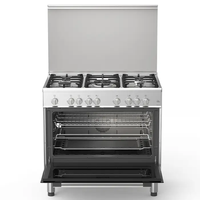 Candy CGG95HXLPG1 - 90CM Stainless Steel Freestanding Gas Cooker with 5 Gas Burners