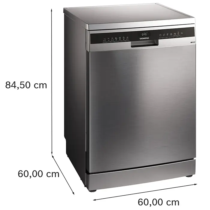 Siemens SN23HI25MM - iQ300 Freestanding Dishwasher, 14 Place Settings, Wi-Fi Home Connect, VarioDrawer, AquaStop, 60CM, Steel-1