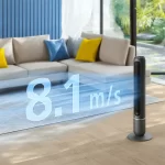 Philips CX5550/01 - Tower Fan 5000 Series Powerful Cooling, 5 Speeds, 80° Oscillation-4