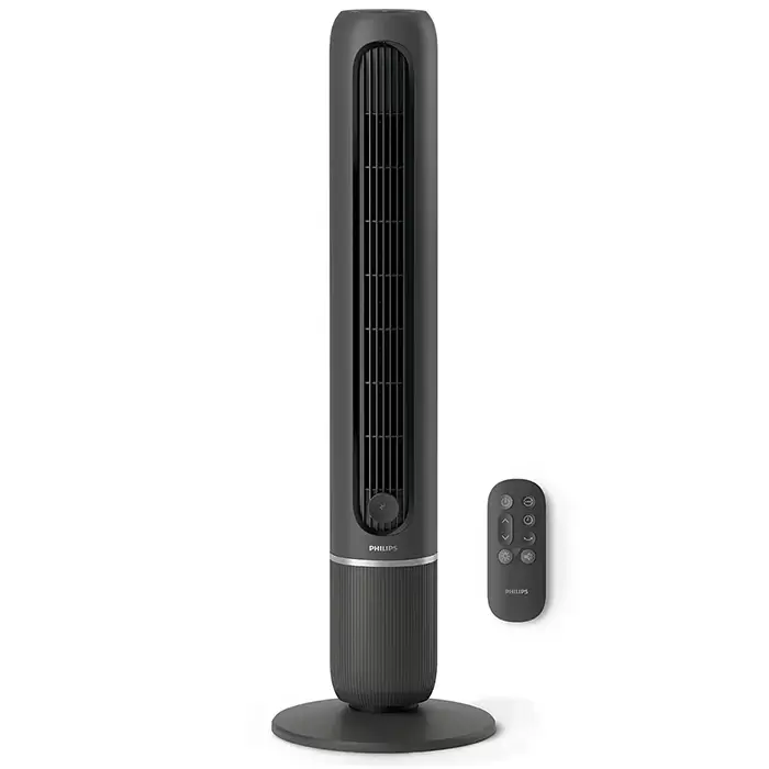 Philips CX5550/01 - Tower Fan 5000 Series Powerful Cooling, 5 Speeds, 80° Oscillation